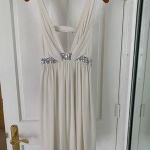 Bebe white dress